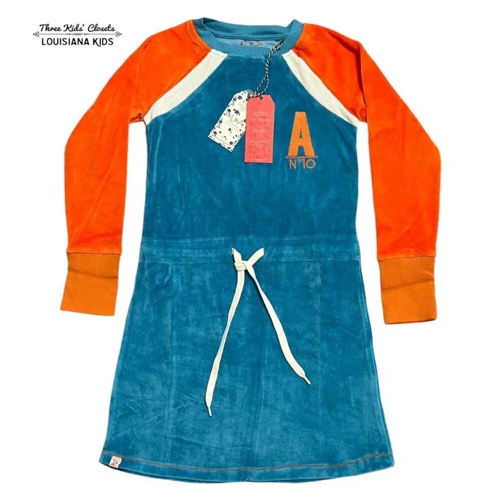 NEW Alba Of Denmark Sz 134 (9Y) Organic Dragon Fire Sissel High School Dress